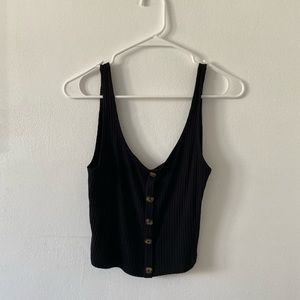 Reformation cropped ribbed tank
